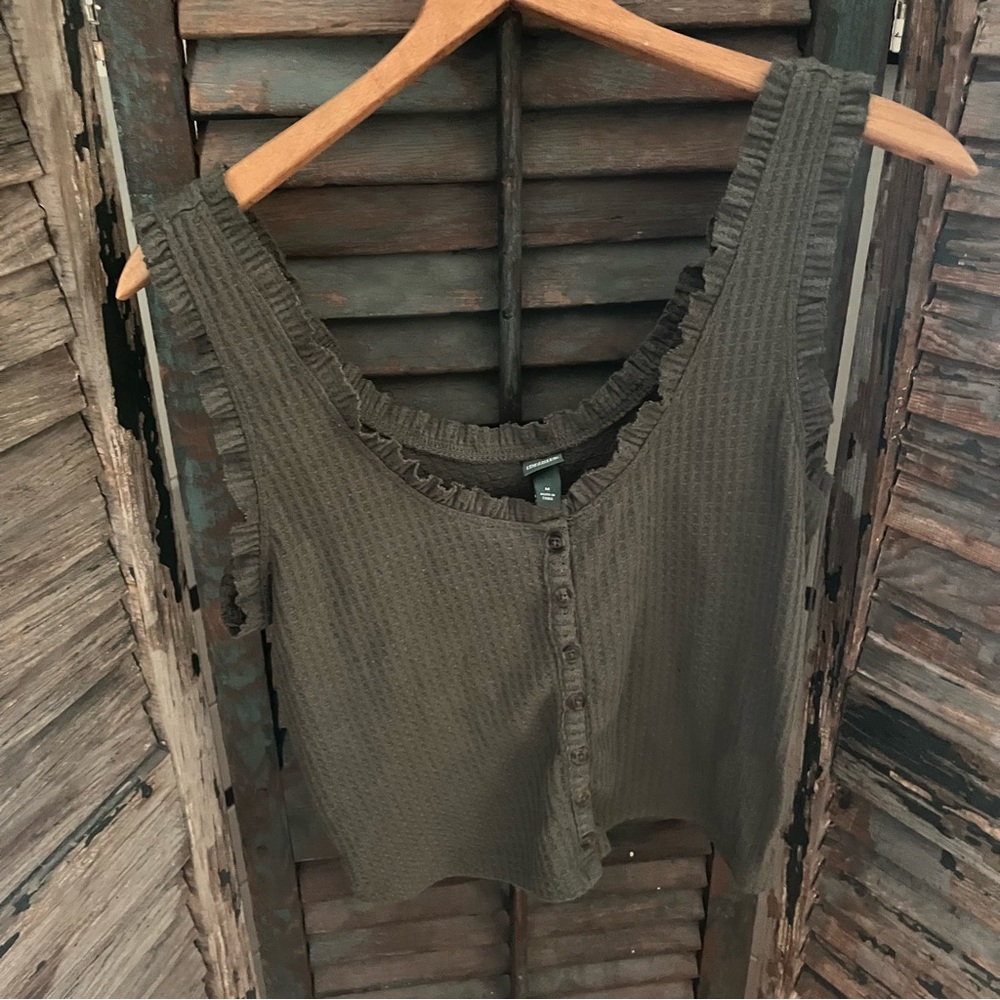 Wild Fable waffle crop top